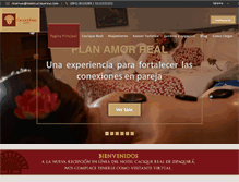Tablet Screenshot of hotelcaciquereal.com